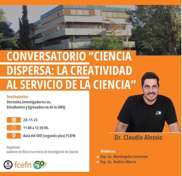 Conversatorio “Ciencia Dispersa: La Creatividad al Servicio de la Ciencia “