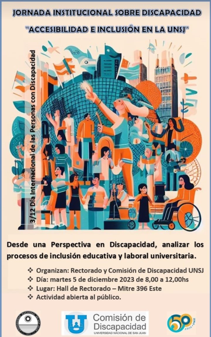 Jornada Institucional sobre Discapacidad «Accesibilidad e Inclusión en la UNSJ»