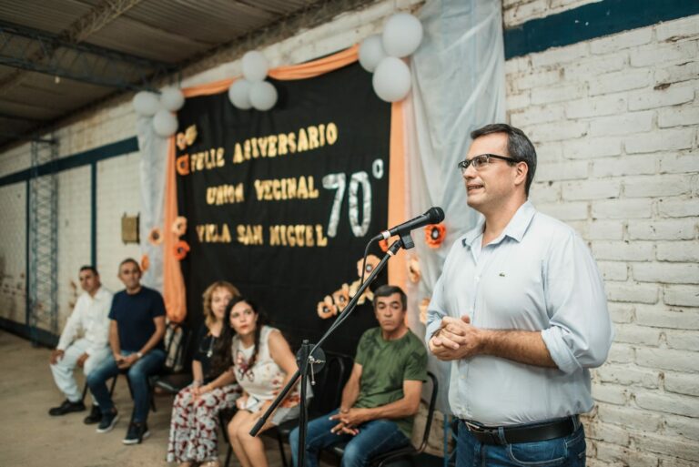 Villa San Miguel festejó 70 años de su Unión Vecinal